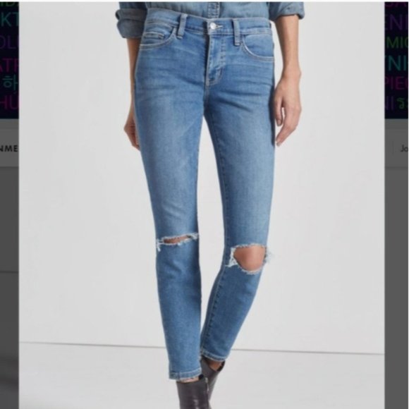 NWT Current Elliott The Stiletto 2 Year Destroy Stretch - Picture 1 of 13